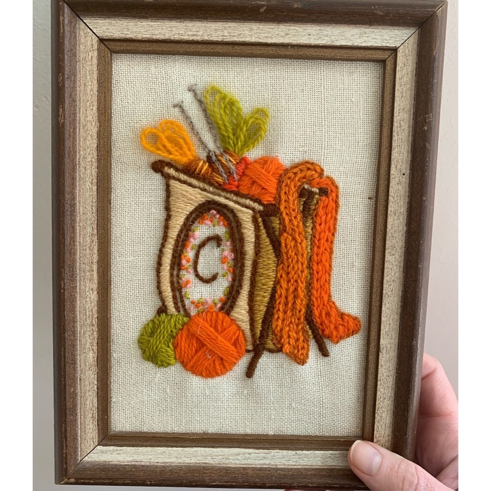 Vintage cross-stitch